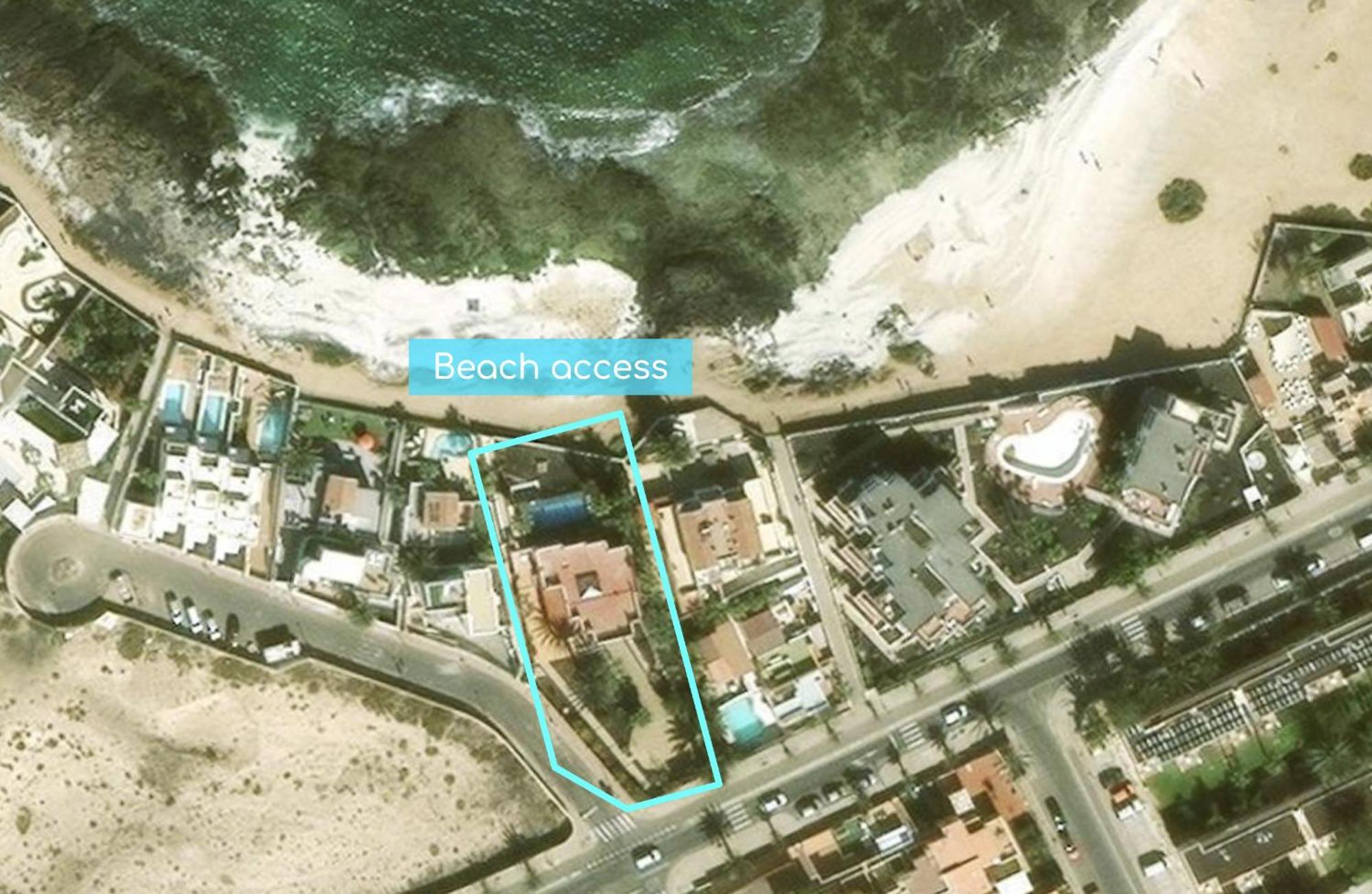קורלחו Villa Los Flamencos By Veaco- Beachfront & Pool מראה חיצוני תמונה